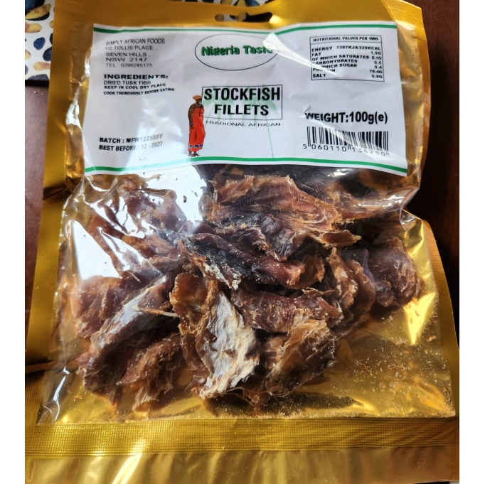 Stockfish fillets 100g